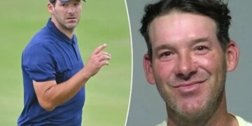 Tony Romo withdraws fromTexas State Open golf tournament after DUI arrest