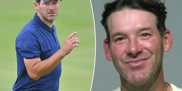 Tony Romo withdraws fromTexas State Open golf tournament after DUI arrest