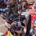 Tour de France cyclist Einer Rubio withdraws after slamming into car caused by chaotic fan