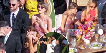 Travis Kelce, Taylor Swift step out as newlyweds to attend JuJu Smith-Schuster's wedding