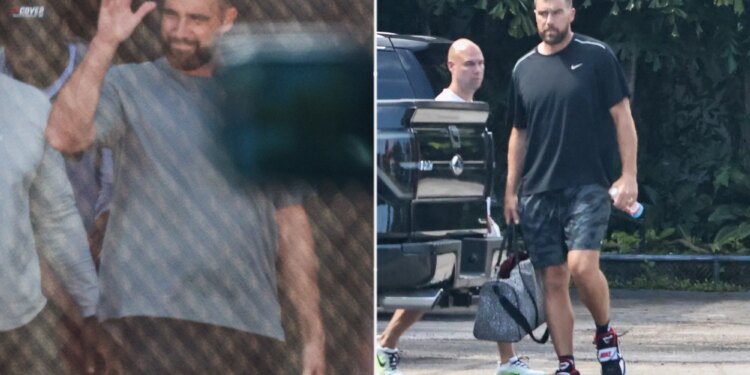Travis Kelce returns to football workouts for first time since Taylor Swift wedding