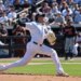 New York Yankees pitcher Carlos Lagrange #84, pitching in the 2nd inning.

