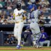 New York Yankees second baseman Jazz Chisholm Jr. reacts after he strikes out in the ninth against the Los Angeles Dodgers at Yankee Stadium in the Bronx, New York, USA, Friday, July 17 2026.