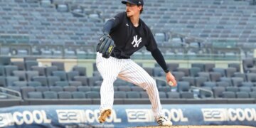 Max Fried, pitching her earlier in July, pitched in a Triple-A rehab start on Friday.