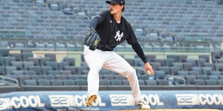 Max Fried, pitching her earlier in July, pitched in a Triple-A rehab start on Friday.