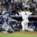 Trent Grisham tried unsuccessfully to score in the eighth inning on July 17, 2026.