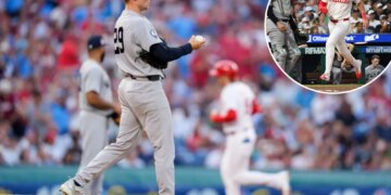 Yankees' pitching clunker sinks them in loss to Phillies