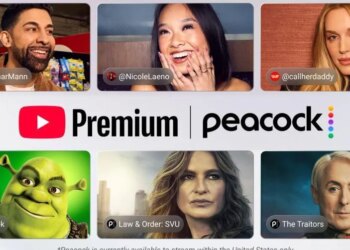 YouTube Premium will include Peacock starting next year