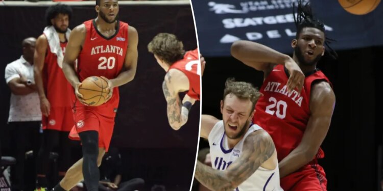 Zuby Ejiofor teaching Hawks fans why they should never bet against him