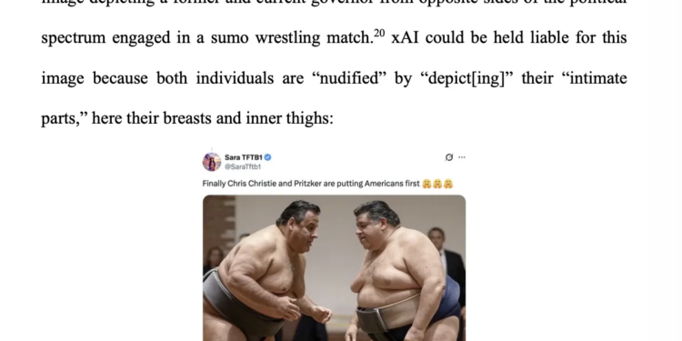 A real excerpt from page 20 of the lawsuit.